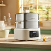 【小程序】小熊煮蛋器(早餐机) 多功能蒸炖锅 ZDQ-C06H1-P01 米黄色 上蒸下炖 商品缩略图10