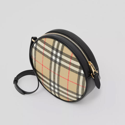 BURBERRY 巴宝莉 女士 Louise - Vintage 格纹拼皮革路易丝包 格子 8058005 A1189 商品图1