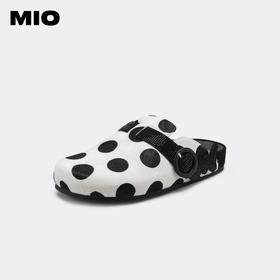 MIO米奥夏季复古风舒适平跟包头拖时尚百搭波点勃肯拖鞋女鞋 M232226819