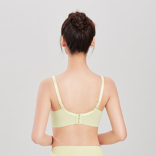 都市丽人自然舒适常规内衣B杯薄3/4杯蕾丝文胸三排软钢圈LB32A2 商品图2