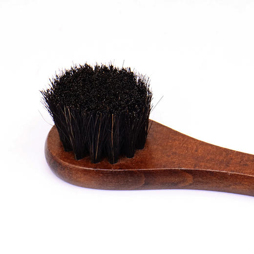 上油刷鞋刷抛光刷子马毛鞋刷擦鞋油清洁马鬃毛刷复古木柄软毛鞋刷 商品图5