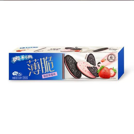 奥利奥薄脆夹心饼干酸甜草莓味95g 商品图0