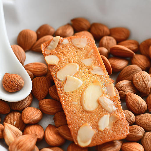 浔隐山 扁桃仁脆片 坚果糕点零食小吃下午茶特产追剧 135g/盒 商品图1