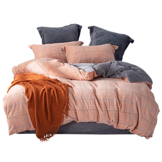 多喜爱 牛奶绒四件套佛罗伦萨L码【一触即暖】【抗静电】细腻绒毛 暖而不闷 透湿排汗 可水洗机洗 双面设计 商品图14