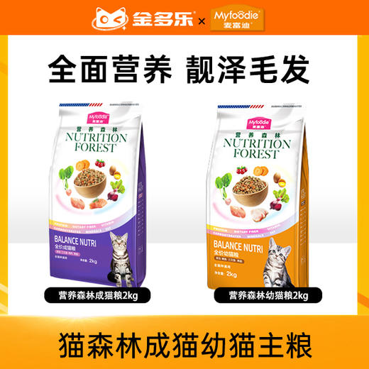 麦富迪猫粮营养森林成猫幼猫主粮2kg/10kg 商品图0