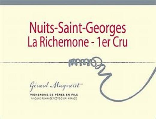 Gerard Mugneret Nuits Saint Georges 1er Cru La Richemone 杰拉德·慕尼里奇蒙（夜圣乔治一级园）红葡萄酒 2018 商品图0