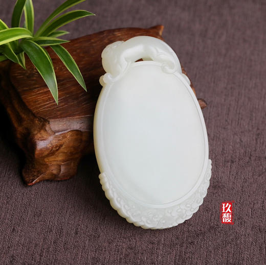 和田玉（白玉）籽料对牌--守望 商品图5