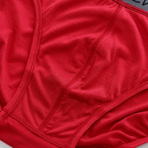 【2条装】金三塔100%桑蚕丝真丝三角裤舒适透气士橡筋中腰内裤（私密物品不支持退换）   3NZM063 商品图4