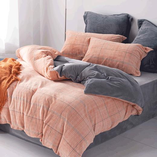 多喜爱 牛奶绒四件套佛罗伦萨L码【一触即暖】【抗静电】细腻绒毛 暖而不闷 透湿排汗 可水洗机洗 双面设计 商品图9