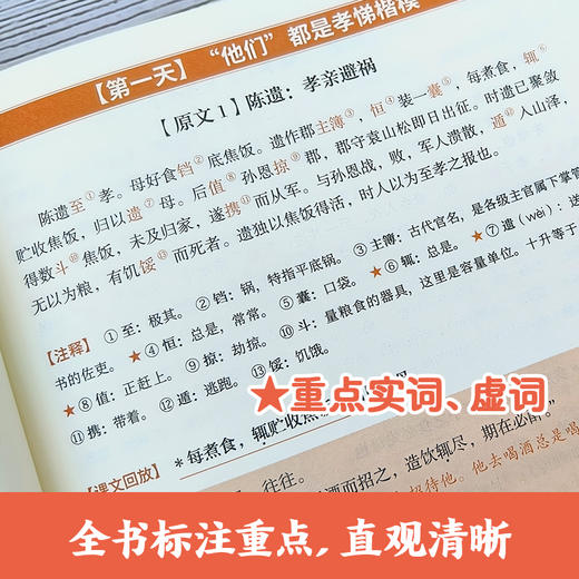 21天搞定初中文言文300词/高中500词 名师课堂 赠讲解视频 商品图2