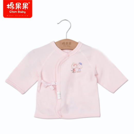 棉果果商场同款春季新品女童新生儿纯棉柔软亲肤好穿AAAAA(5A)抗菌半背衣M121110223110 商品图0