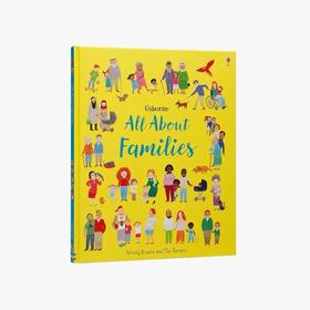 Usborne尤斯伯恩英文原版绘本All About Families关于家庭关系 儿童英语启蒙认知亲子共读情商情绪管理图画书 展示家庭的各种形态