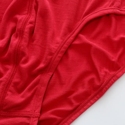 【2条装】金三塔100%桑蚕丝真丝三角裤舒适透气士橡筋中腰内裤（私密物品不支持退换）   3NZM063 商品图2