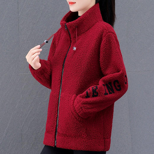 裁缝学苑AQ144新款羊羔毛外套纸样女装立领开衫上衣服装打板裁剪 商品图2