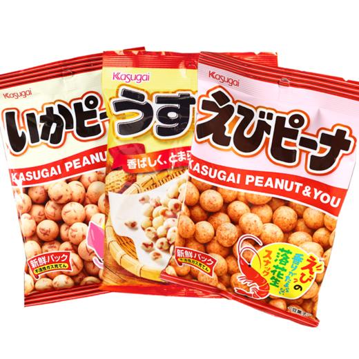 春日井 鲜虾/鱿鱼/咸味膨化花生豆 商品图0