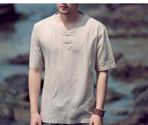 裁缝学苑 M41男装T恤宽松短袖中式1:1服装纸样剪裁图纸牛皮纸样 商品图2