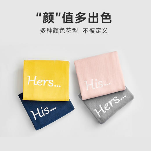 三利枕巾纯棉一对装防螨纱布枕头巾垫巾家用全棉高档2022新款 商品图3