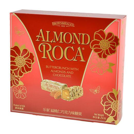 乐家扁桃仁巧克力味糖果250g/罐 商品图1