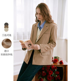 Simple Retro西装外套女新款法式设计感oversize职业小西服