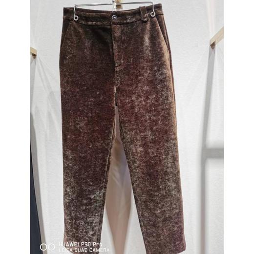 2楼茗专柜雪尼尔灯芯绒直筒裤 商品图0