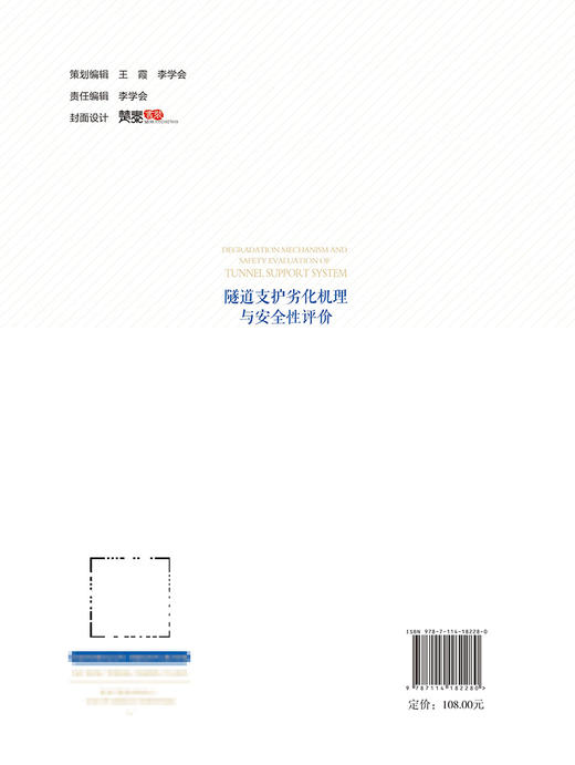 隧道支护劣化机理与安全性评价 商品图1