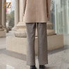 佐尔美2022冬季新款 气质百搭加厚绵羊毛斜纹长裤女E24KC33 商品缩略图1