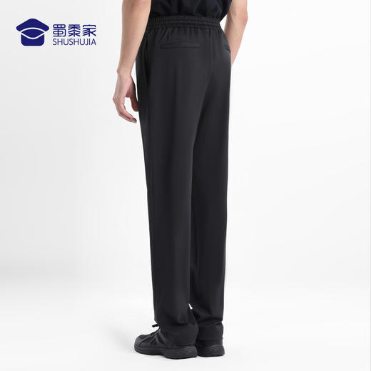 【实付满399送保温杯】【抗皱速干休闲长裤】弹力运动长裤宽松直筒通勤裤 商品图7