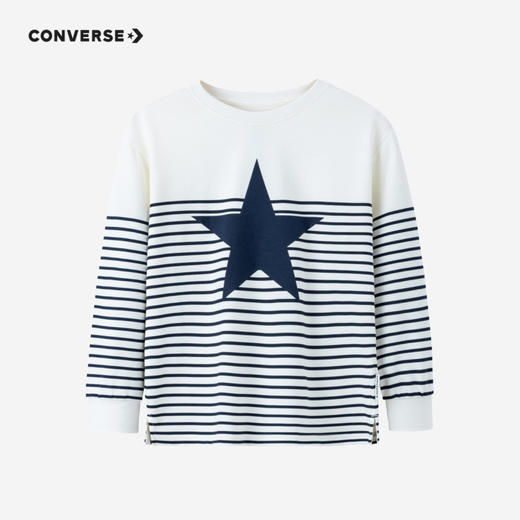 CONVERSE 春 大童小童 长袖T恤 CNVN-LK-D560 商品图0