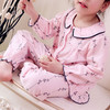 T33儿童家居春秋女童睡衣空调服1:1实物服装纸样剪裁图纸牛皮纸样 商品缩略图0