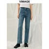 VIMAGE纬漫纪春季新款时尚简约百搭显瘦修身牛仔裤裤子V1905523 商品缩略图0