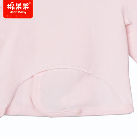 棉果果商场同款春季新品女童新生儿纯棉柔软亲肤好穿AAAAA(5A)抗菌半背衣M121110223110 商品图3