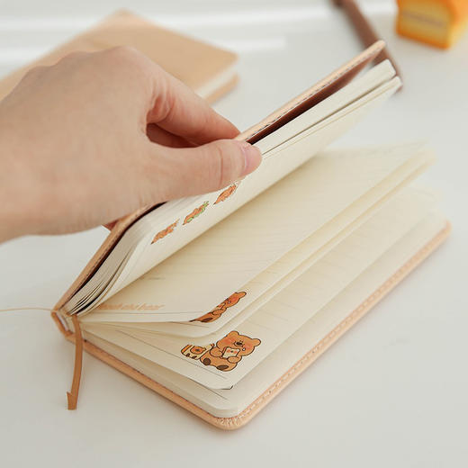 青壹坊PU精装手账本计划本周记本（图案随机） 商品图2