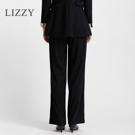 LIZZY 早秋 知性帅气简约通勤气质西装直筒阔腿长裤7762 商品图4