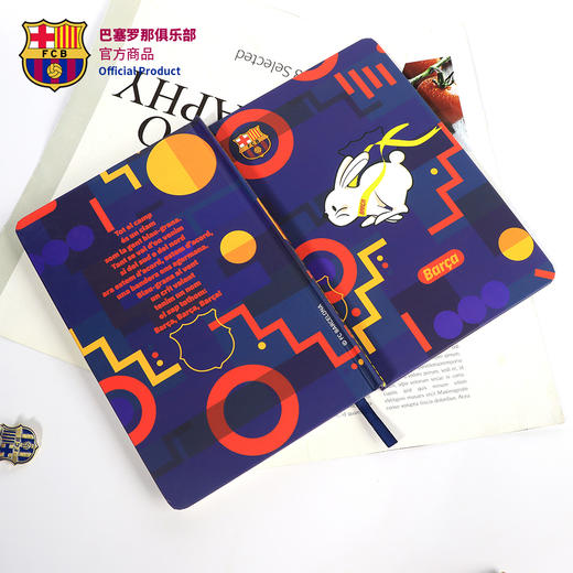 巴塞罗那俱乐部官方商品丨巴萨兔年笔记本日记学习球迷手账本文具 商品图2