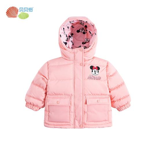 贝贝怡迪士尼联名童装男童女童羽绒服款轻便防风保暖连帽羽绒外套224S3113 商品图8