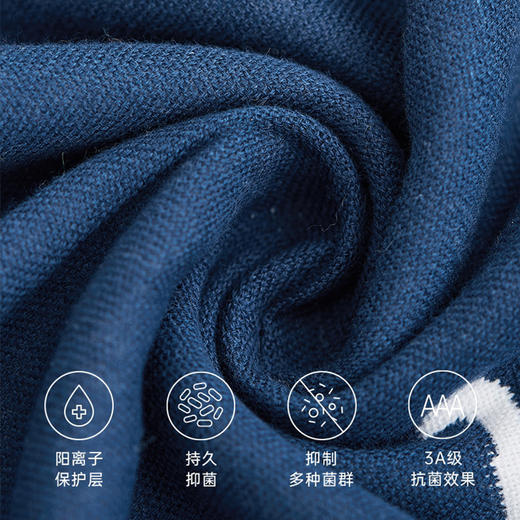 三利枕巾纯棉一对装防螨纱布枕头巾垫巾家用全棉高档2022新款 商品图2