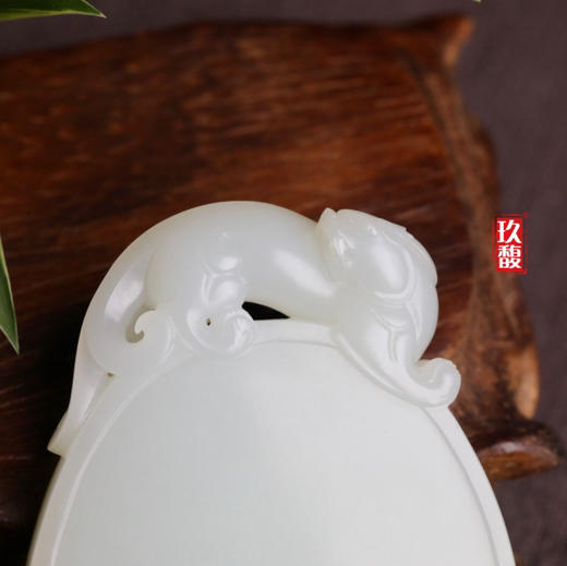 和田玉（白玉）籽料对牌--守望 商品图6