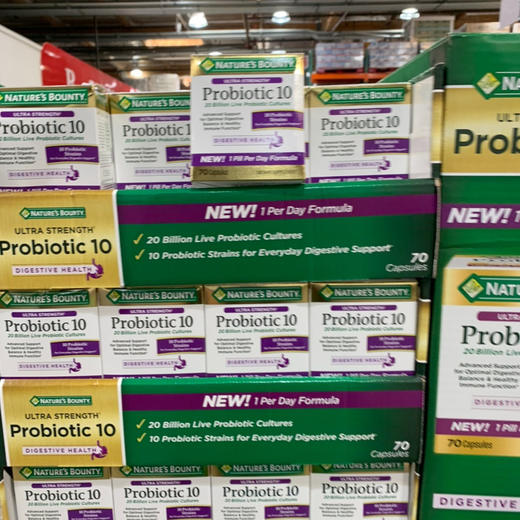 自然之宝人体肠道益生菌胶囊，美国✈✈直邮1盒280元🉐🉐 包税包邮到手了🔥 每盒70粒 商品图7