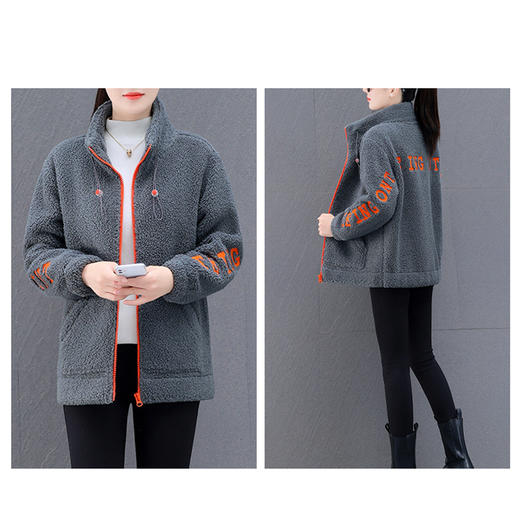 裁缝学苑AQ144新款羊羔毛外套纸样女装立领开衫上衣服装打板裁剪 商品图3