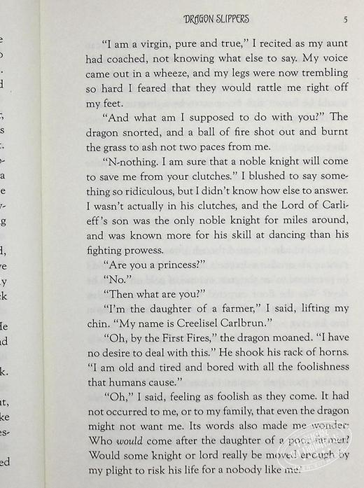 【中商原版】 Dragon Slippers(Dragon Slippers#1) 英文原版 杰西卡·戴·乔治：龙拖鞋（龙拖鞋1） 商品图7
