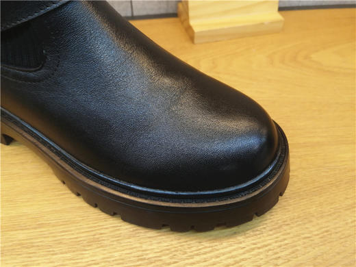 2021豪行秋新款短靴新品213X02970专柜正品牛皮休闲低跟女靴单靴 商品图3