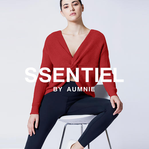 露背打结针织毛衣 / KNOTTED OPEN BACK SWEATER 商品图0