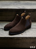Blake 手工内缝线意大利翻毛皮深棕色中帮切尔西靴 商品缩略图6
