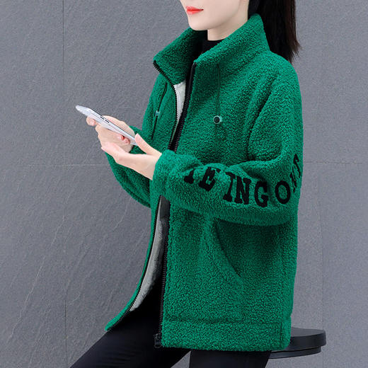 裁缝学苑AQ144新款羊羔毛外套纸样女装立领开衫上衣服装打板裁剪 商品图1