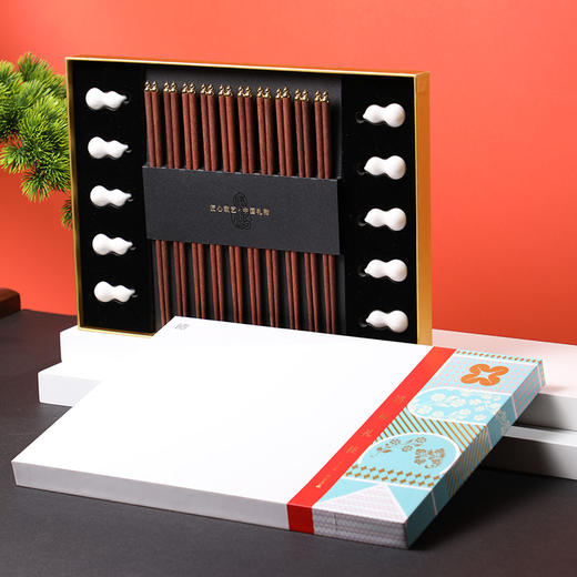 【宫里圆筷】鸿福礼筷十双装-福禄圆筷 商品图1