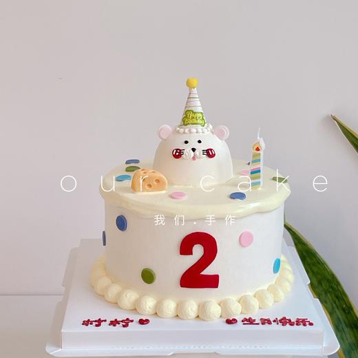 立体小老鼠蛋糕-低糖处理无添加 商品图0