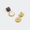 北京仓｜SORU-Sapphire&Chalcedony-蓝宝石 白玉髓 耳环［英国设计师］ 商品缩略图2