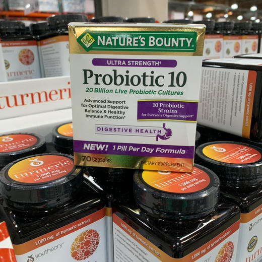 自然之宝人体肠道益生菌胶囊，美国✈✈直邮1盒280元🉐🉐 包税包邮到手了🔥 每盒70粒 商品图4