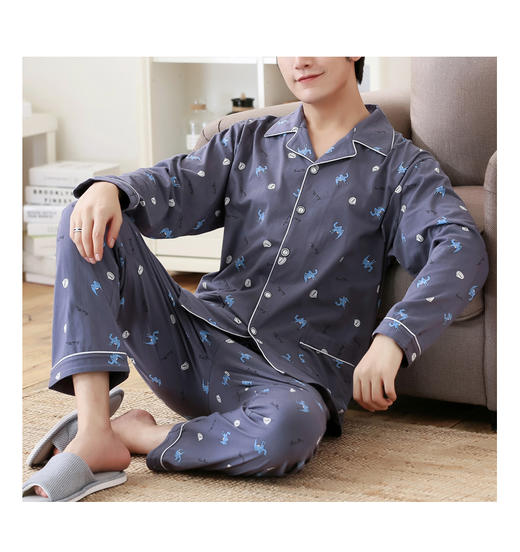 裁缝学苑 M16 男睡衣家居服睡衣1:1实物服装纸样剪裁图纸牛皮纸样 商品图0
