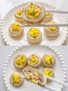 【辅食厨房】口蘑蒸蛋🍄